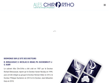 Tablet Screenshot of ales-chirortho.com